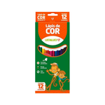 Kit Com 12 Pacotes de Lapis de Cor 12 Cores Sextavado Para Lembrancinha Revenda