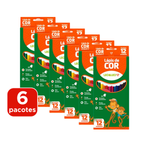 Kit Com 6 Pacotes de Lapis de Cor 12 Cores Sextavado Para Lembrancinha Revenda