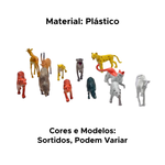 Kit 12 Peças Brinquedo Reino Animal Para Prenda Presente Sortidos 