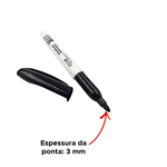 Kit Com 12 Marcadores Para Quadro Branco Caneta Slim Para Escola Escritório Faculdade
