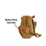 Mochila Pelúcia Pequena Infantil Baby Capivara Fofa Leve