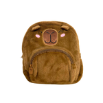 Mochila Pelúcia Pequena Infantil Baby Capivara Fofa Leve