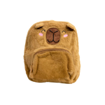Mochila Pelúcia Pequena Infantil Baby Capivara Fofa Leve