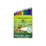 Kit Com 10 Pacotes Mini Lápis De Cor 12 Cores Sextavado Festa Infantil Brinde Escolar Revenda