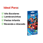 Kit Com 6 Pacotes Lápis De Cor 12 Cores Para Lembrancinhas De Aniversário Heroes