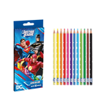 Kit Com 6 Pacotes Lápis De Cor 12 Cores Para Lembrancinhas De Aniversário Heroes