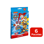 Kit Com 6 Pacotes Lapis De Cor Jumbo Patrulha Canina Lembrancinhas Aniversário