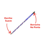 Kit 24 Lápis HB Resina Carros Extreme Com Borracha Redondo