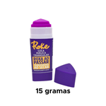 Kit 6 Colas Magica Roke Bastão Triangular Roxa 15g Cartão Papel Material Escolar Artesanado