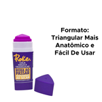 Kit 6 Colas Magica Roke Bastão Triangular Roxa 8g Cartão Papel Material Escolar Artesanado