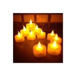 Kit 2 Velas Decorativas De Led Com Bateria Para Decoração De Natal