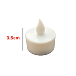 Kit 2 Velas Decorativas De Led Com Bateria Para Decoração De Natal