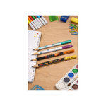 Kit 6 Lápis Big HB Resina Sem Borracha Triangular Pequeno