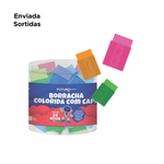 Kit Com 24 Borracha Com Capa Para Escola Escritorio Colorida