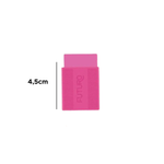 Kit Com 12 Borrachas C/ Capa Para Escola Escritorio Colorida