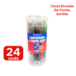 Kit 24 Lapiseiras 0.7mm Grip Para Escola Escritorio Revenda Sortidas