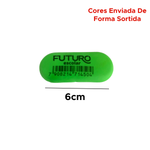 Kit Com 12 Borrachas Oval Colorida Para Escola Escritorio Revenda