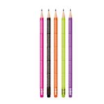 Kit Com 12 Lápis Grafite HB Com Tabuada Colorido Material Escolar Sortido