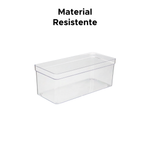 Organizador Sem Tampa Multiuso Geladeira Dispensa Cozinha 6,8 Litros