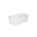 Kit Com 2 Organizadores Sem Tampa Multiuso Elegante Geladeira Dispensa Cozinha