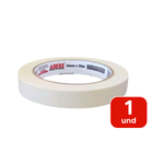 Fita Crepe 18mm x 50m Adesiva Para Artesanato Pintura Resistente Alta Fixação Uso Geral