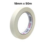 Fita Crepe 18mm x 50m Adesiva Para Artesanato Pintura Resistente Alta Fixação Uso Geral