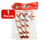 Enfeite Natalino Bengala Pendente Decoração Para Árvore De Natal Guirlanda Tamanho G