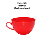 Caneca Para Cereal Plástico 500 ml Caneco Grande Para Cereais Colorida