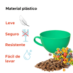 Caneca Para Cereal Plástico 500 ml Caneco Grande Para Cereais Colorida