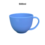 Caneca Para Cereal Plástico 500 ml Caneco Grande Para Cereais Colorida