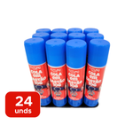 Kit Com 24 Colas em Bastão 10g Escola Revenda Atacado