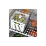 Organizador Quadrado 2,8L Com Tampa Multiuso Para Geladeira