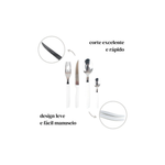 Jogo De Talheres Inox Faqueiro Porta Talher Com 25 Peças De Plástico Inox Conjunto Faqueiro Com Porta Garfos Facas 