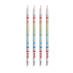 Kit Com 72 Lápis Grafite Tabuada HB Com Borracha Para Escola Revenda Atacado