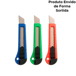 Kit Com 12 Estiletes Grande 18mm Largo Retrátil Artesanato Profissional