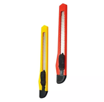 Kit 12 Estiletes Pequeno 9mm Retrátil Fino Plástico Aço Para Escola Escritório Artesanato Colorido