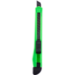 Kit 12 Estiletes Pequeno 9mm Retrátil Fino Plástico Aço Para Escola Escritório Artesanato Colorido