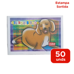 Kit Com 50 Cadernos Pequeno Capa Flexivel Horizontal 96 Folhas Caderno Deitado Revenda