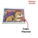 kit 10 Cadernos Pequeno Capa Flexivel Horizontal 96 Folhas Caderno Deitado Revenda