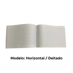 Kit Com 20 Cadernos Pequeno Capa Flexivel Horizontal 96 Folhas Caderno Deitado Revenda