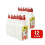 Kit Com 12 Colas Branca 40g Para Escola Artesanato Trabalhos
