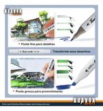 Kit 48 Canetinhas Hidrográficas Coloridas Para Arte e Pintura