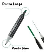 Kit 48 Canetinhas Hidrográficas Coloridas Para Arte e Pintura
