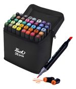 Kit Com 36 Canetinha De Ponta Dupla Conjunto De Canetas Pintura