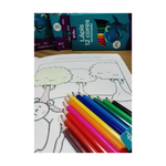 Kit Com 12 Pacotes de Lapis de Cor 12 Cores Sextavado Para Lembrancinha Revenda
