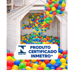 Kit 100 Bolinhas Colorida Infantil Piscina Casinha 