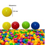 Kit 100 Bolinhas Colorida Infantil Piscina Casinha 
