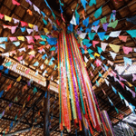 Kit 3000 Bandeirinhas Festa Junina De Papel Seda São João Caipira Resistente Colorida Grande