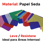Kit 3000 Bandeirinhas Festa Junina De Papel Seda São João Caipira Resistente Colorida Grande