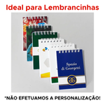 Kit 100 Caderneta de Bolso Espiral 40 folhas 1/16 Pequeno Para Revenda Personalização